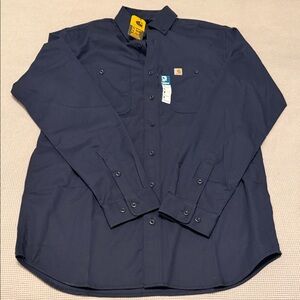 Carhartt Dark Blue Work Shirt